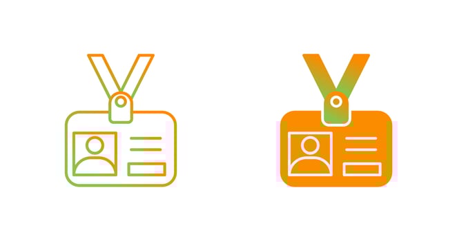Id Card Vector Icon