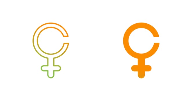 Female Sign Vector Icon