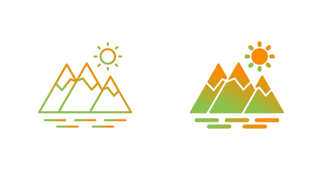 Mountain Vector Icon