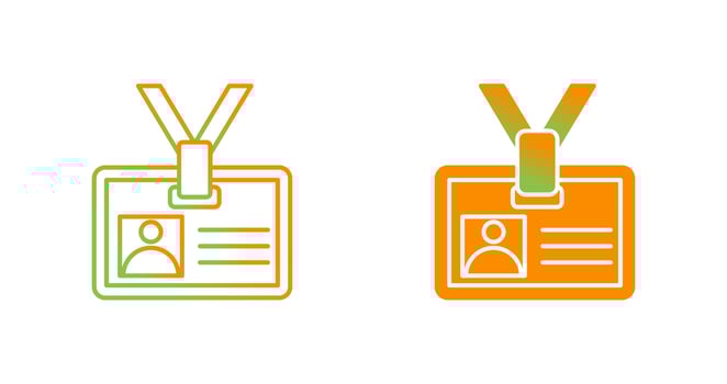 Id Card Vector Icon