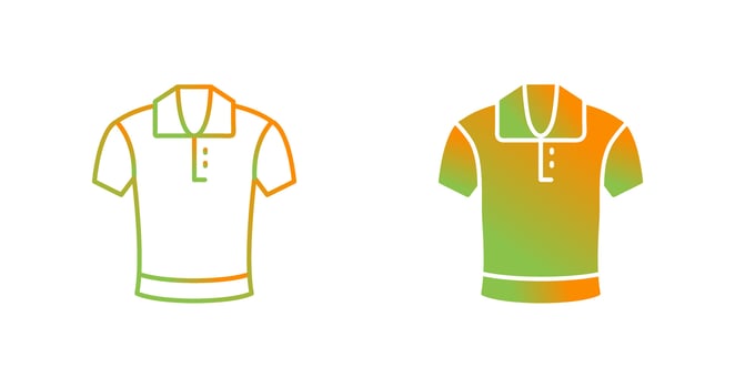 Polo Shirt Vector Icon