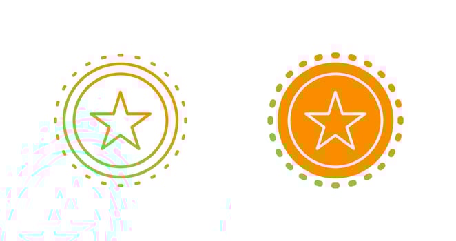 Sticker Vector Icon