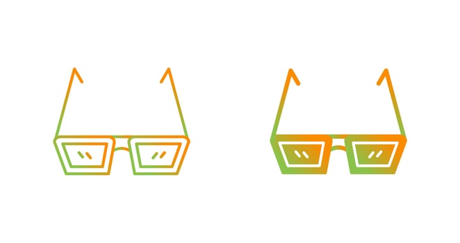 Glasses Vector Icon