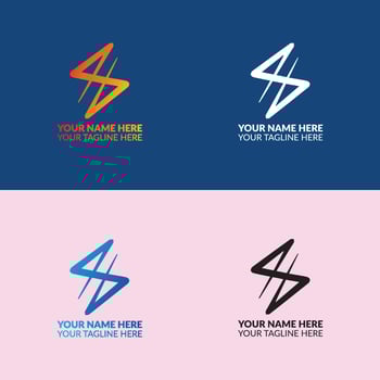 sh letter logo or sh text logo or hs text logo or hs letter logo design. vector