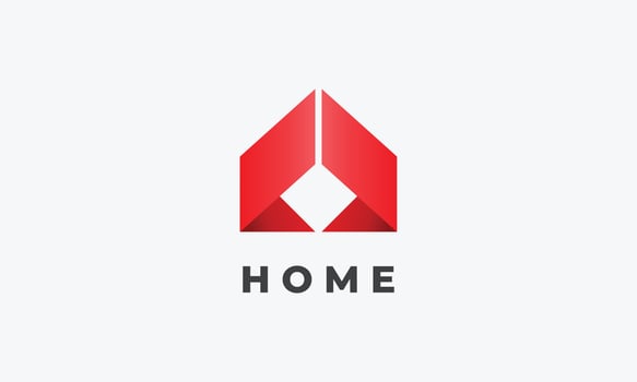 Property house building logo vector minimalism concept real estate architecture business company