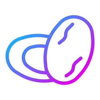 palmdates icon gradient purple colour ramadan symbol perfect. vector