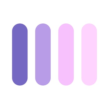 aestethic purple color palette. amazing color set.purple color schemes. vector