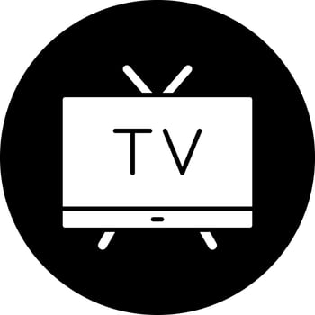 TV Vector Icon Style