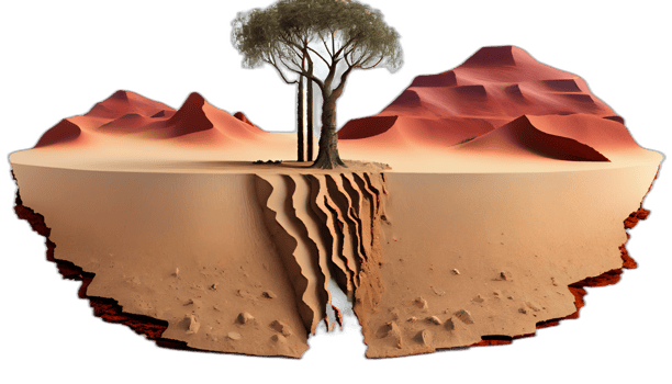 Climate change illustration with transparent background, Global warming illustration artwork, png