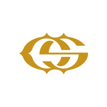 Luxury Elegant Monogram Letter CS Logo Design for Business Branding vector