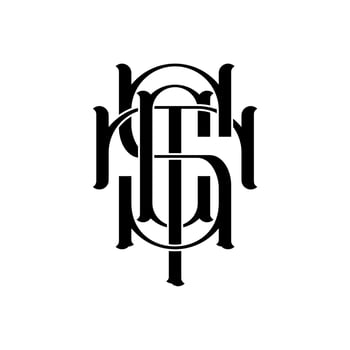 Classic CTS Letter Monogram Logo for Traditional and Timeless Brands vector