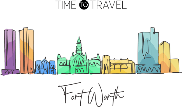 One single line drawing of Cleveland city skyline, USA. Historical town landscape in world. Best holiday destination wall decor poster print art. Trendy continuous line draw design vector illustration png