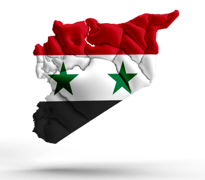 syria map star green red white black color symbol geography background asia politics national earth world contour city travel syria flag map arabia middle east syrian muslim territory arab.3d render png