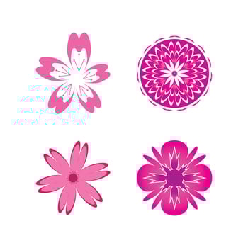 Flower vector icon design