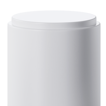 White clean cylinder podium product display png