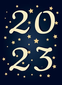 Christmas banner. 2023. Steering illustration of high quality. vector