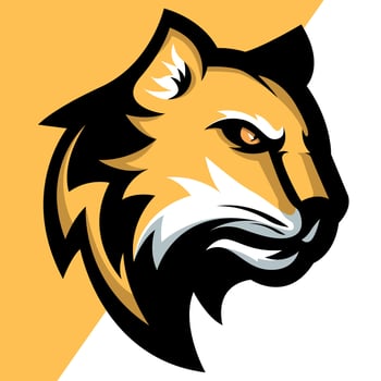 Cougar mascot logo vector