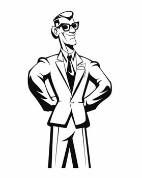 Confident Business Man vector