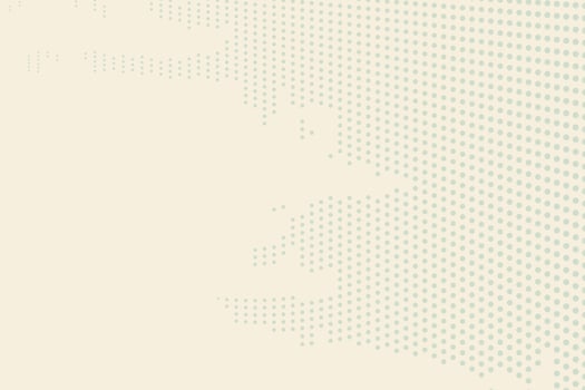 Blue halftone style on white background. vector