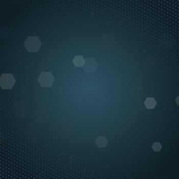 Gray hexagonal and halftone background. vector