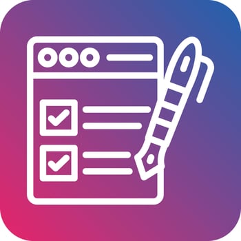 Task List Vector Icon Design