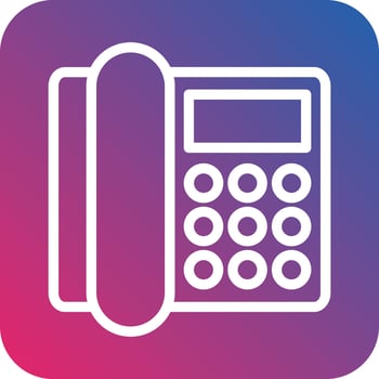 Landline Vector Icon Design