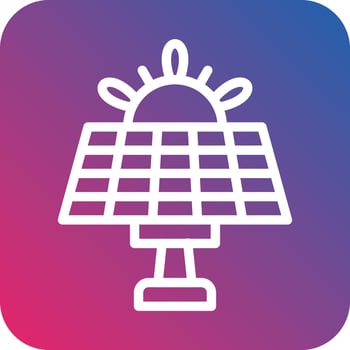 Solar Energy Vector Icon Design