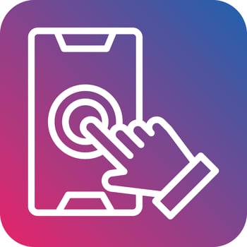 Touch Screen Vector Icon Design