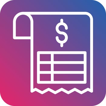 Invoice Vector Icon Design