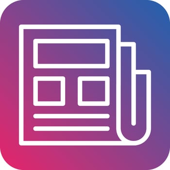 News Report Vector Icon Design
