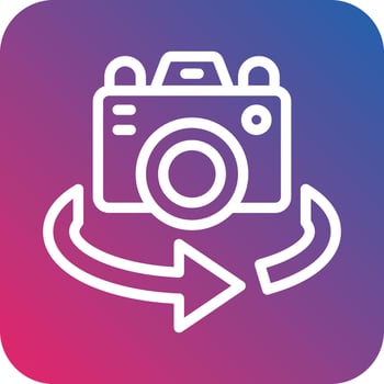 Vr Camera Vector Icon Design