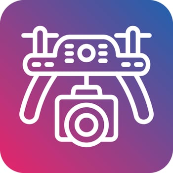 Drone Vector Icon Design