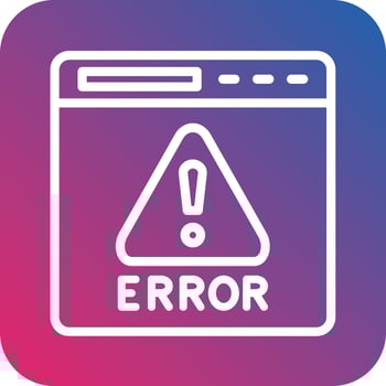 Error Vector Icon Design