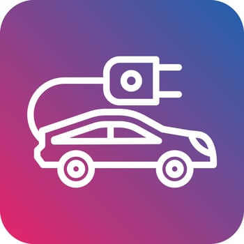 854 - Electric Car.eps vector