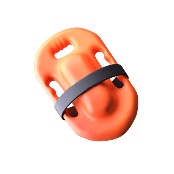 3d design  beach lifeguard tools for your project png