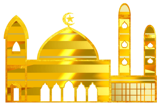 icon design of mosque place for Muslim pray png