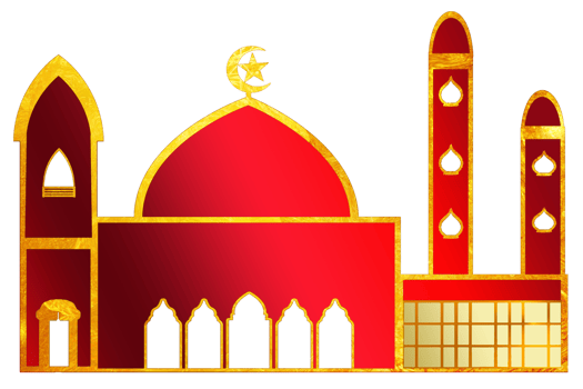 icon design of mosque place for Muslim pray png