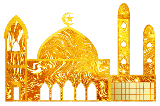 icon design of mosque place for Muslim pray png