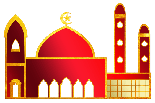 icon design of mosque place for Muslim pray png