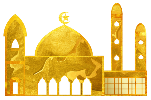 icon design of mosque place for Muslim pray png