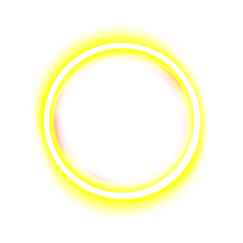 neon circle light frame png