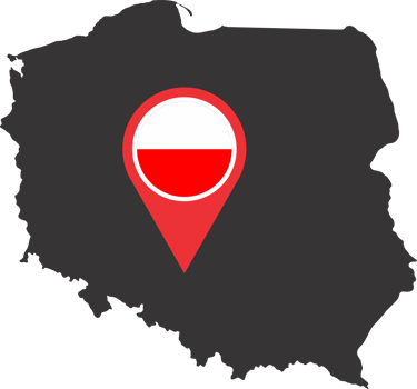 Poland pin map location png
