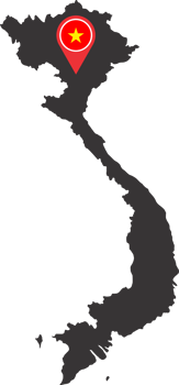 Vietnam pin map location png