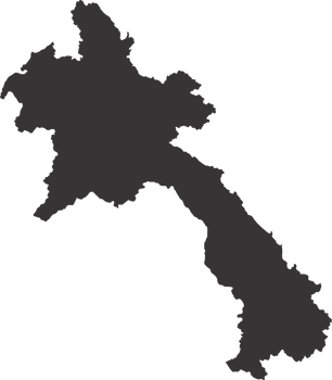 Laos pin map location png