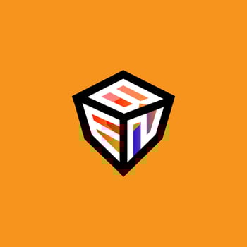 BEN letter logo creative design with vector graphic, BEN simple and modern logo.