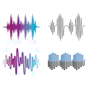 Sound Wave icon vector