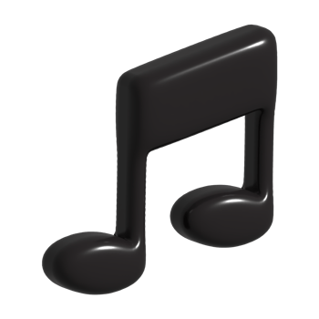 3d icon of music note png