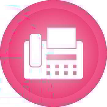 Fax Machine Vector Icon