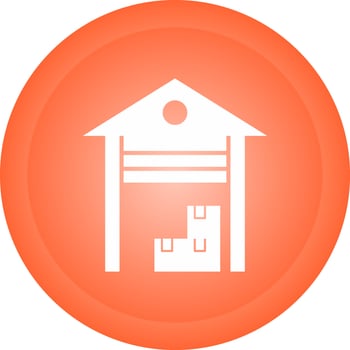 Warehouse Vector Icon