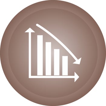 Descending bar Vector Icon